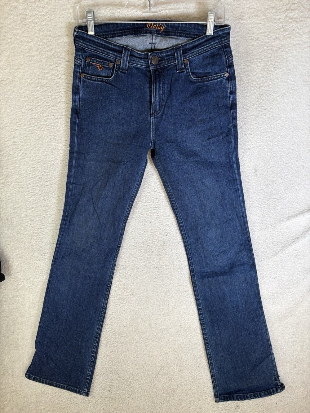 OSWSA Ranchgirl Daisy Jeans Womens 5/6 30x32 Blue Rodeo Western Cowgirl Bootcut